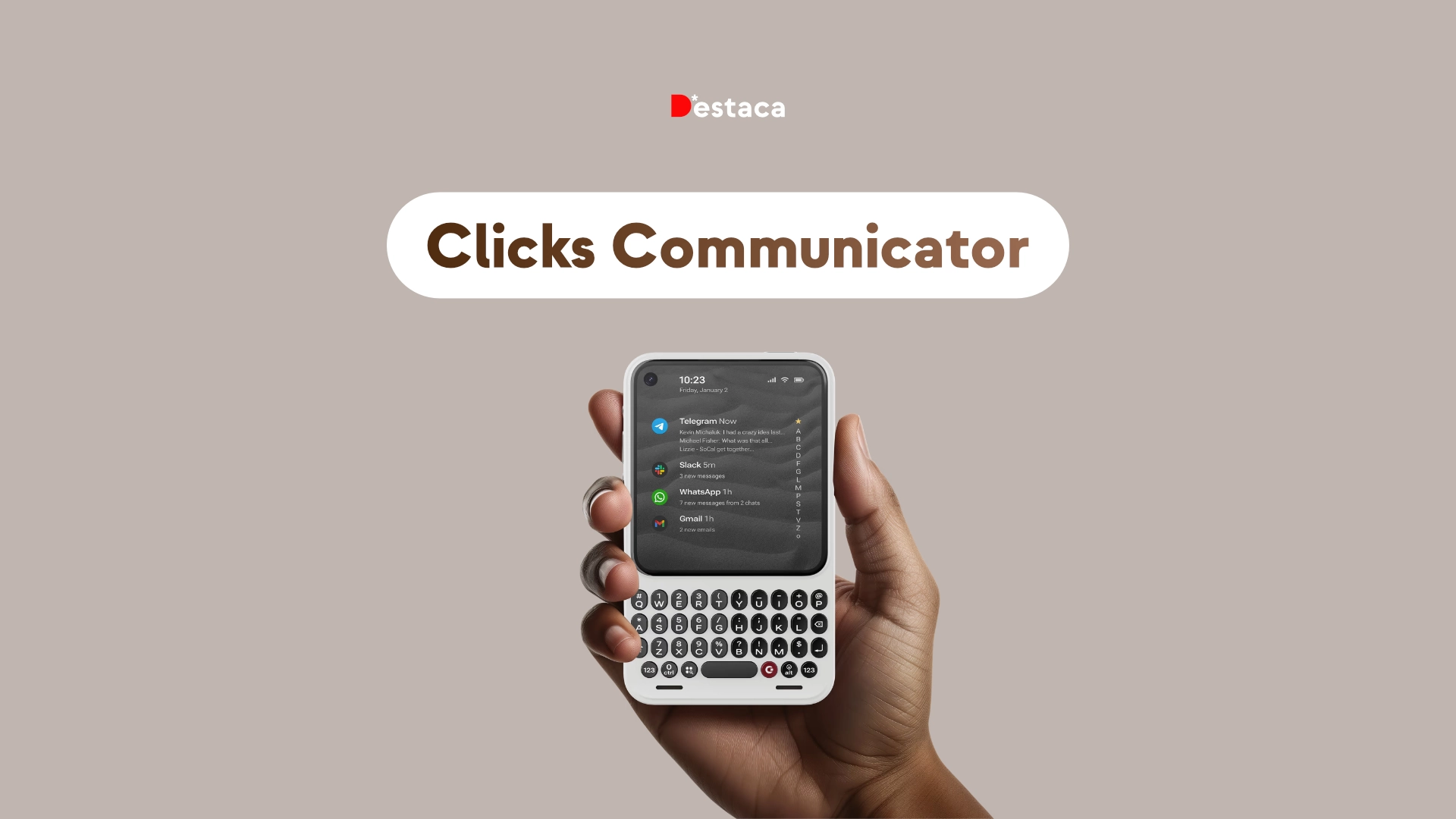 La nueva promesa que revive el BlackBerry, pero ahora como Clicks Communicator